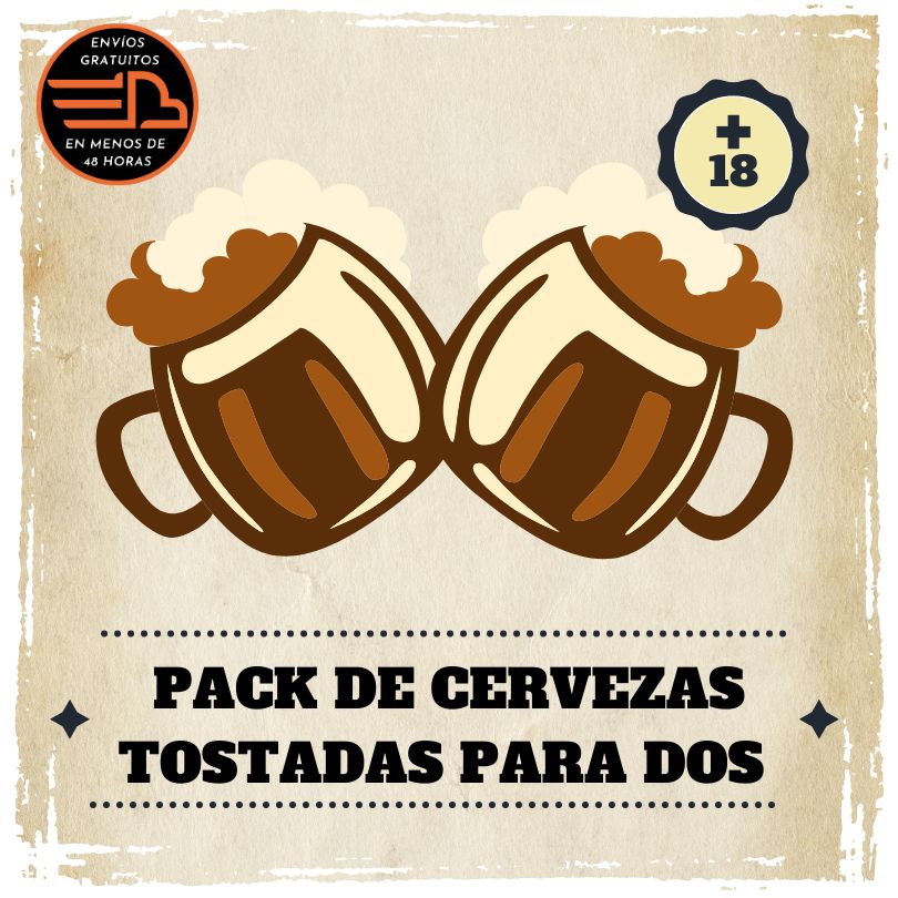 PACK DE CERVEZAS TOSTADAS PARA DOS